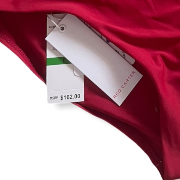 NWT Red Carter One-Shoulder Swimwear - Picture 3 of 5
